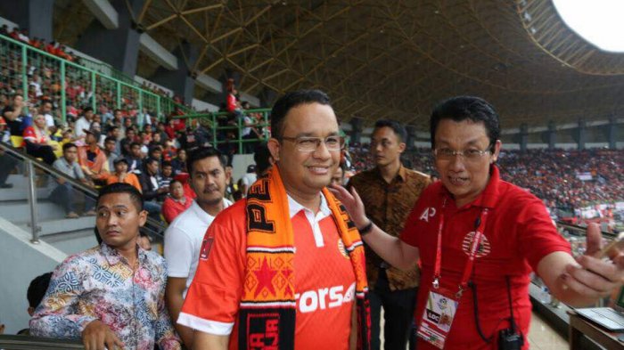 The Jakmania Akan Menagih Janji Anies Sandi Bangun Stadion untuk Persija